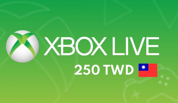 XBOX Live Gift Card 250 TWD