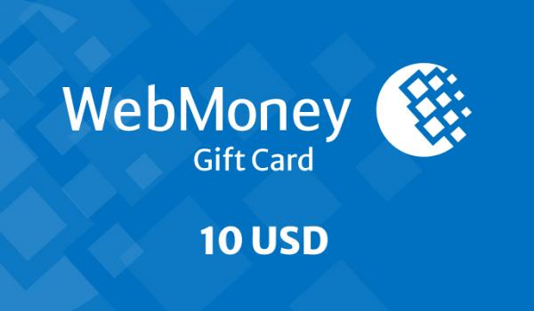 WebMoney Gift Card 10 USD