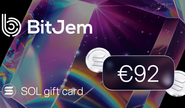 BitJem SOL Gift Card 92 EUR