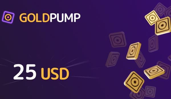 GoldPump Gift Card 25 USD