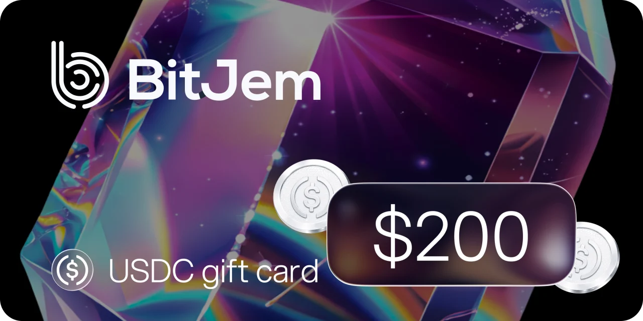 Bitjem USDC Gift Card 200 USD