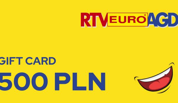 RTV euro AGD Gift Card 500 PLN