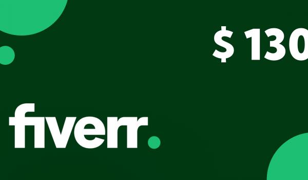 Fiverr Gift Card 130 USD