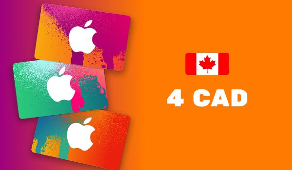 Apple iTunes Gift Card 4 CAD