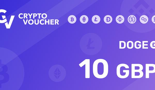Crypto Voucher Doge 10 GBP