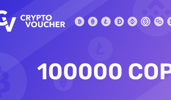 Crypto Voucher Gift Card 100000 COP