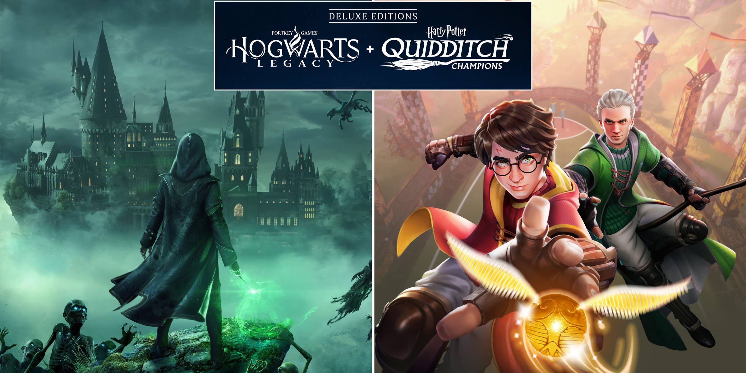 Hogwarts Legacy plus Harry Potter Quidditch Champions Deluxe Edition Bundle (Xbox Series)