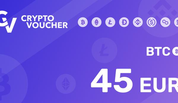 Crypto Voucher BTC 45 EUR