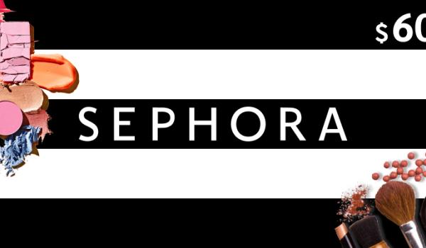Sephora Gift Card 60 USD
