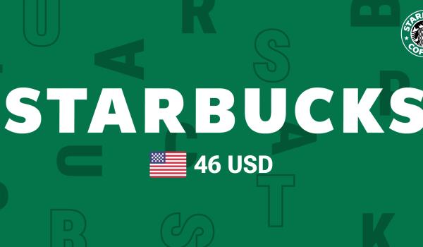 Starbucks Gift Card 46 USD