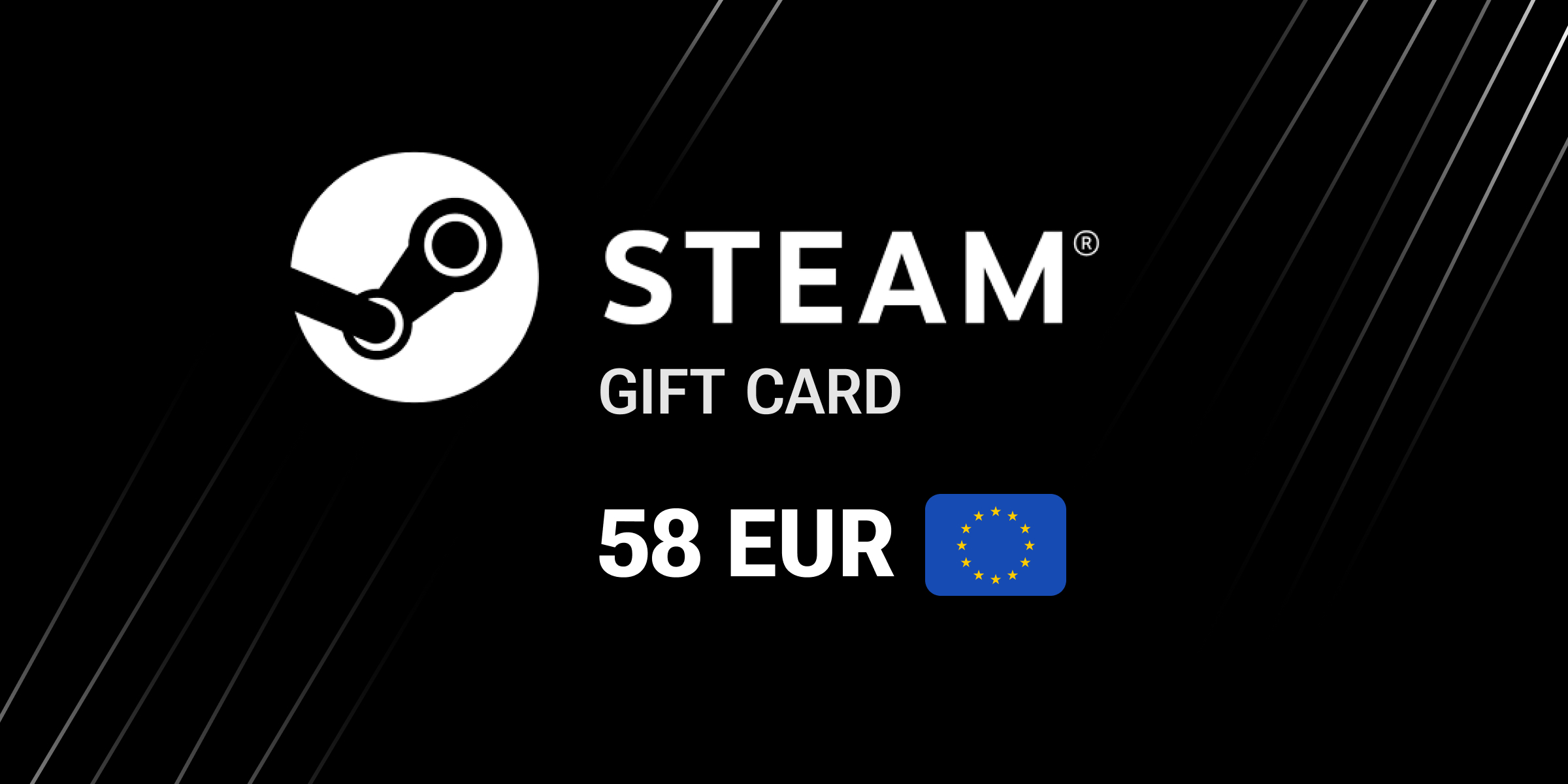 Steam Gift Card 58 EUR