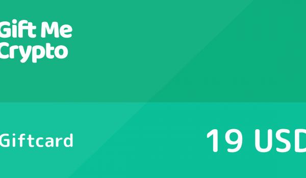 Gift Me Crypto Gift Card 19 USD