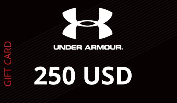 Under Armour Gift Card 250 USD