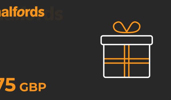Halfords Gift Card 75 GBP
