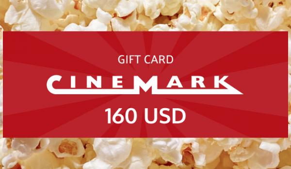 Cinemark Gift Card 160 USD