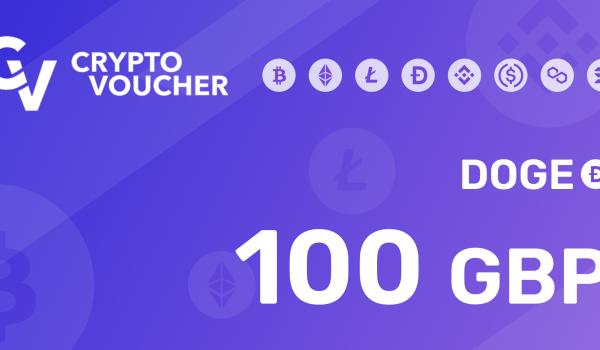 Crypto Voucher Doge 100 GBP