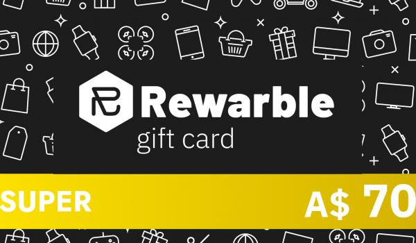 Rewarble Super Gift Card 70 AUD