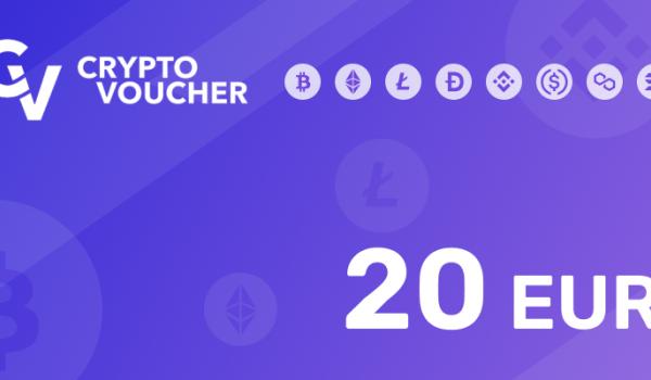 Crypto Voucher Gift Card 20 EUR