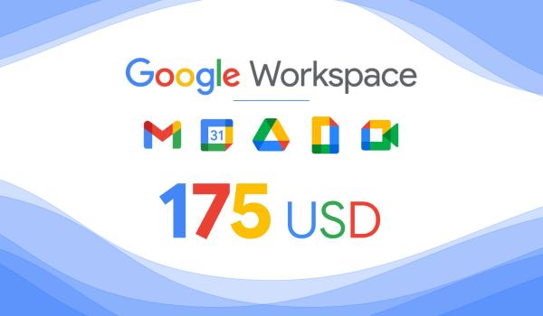 Google Workspace Gift Card 175 USD