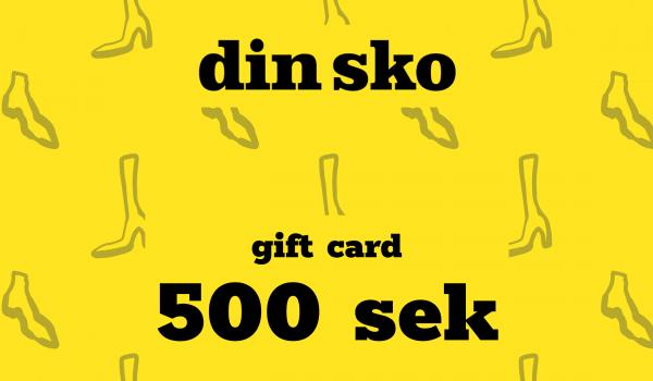 Nilson DinSko Gift Card 500 SEK