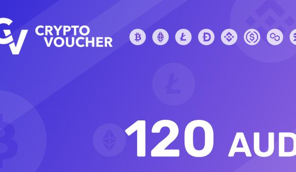 Crypto Voucher Gift Card 120 AUD