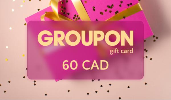 Groupon Gift Card 60 CAD