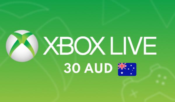 XBOX Live Gift Card 30 AUD
