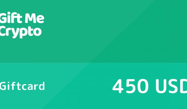Gift Me Crypto Gift Card 450 USD