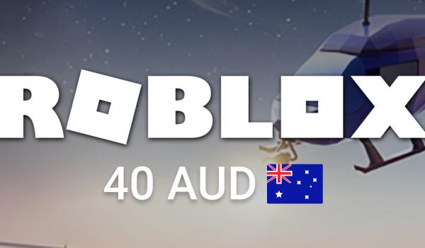 Roblox Gift Card 40 AUD