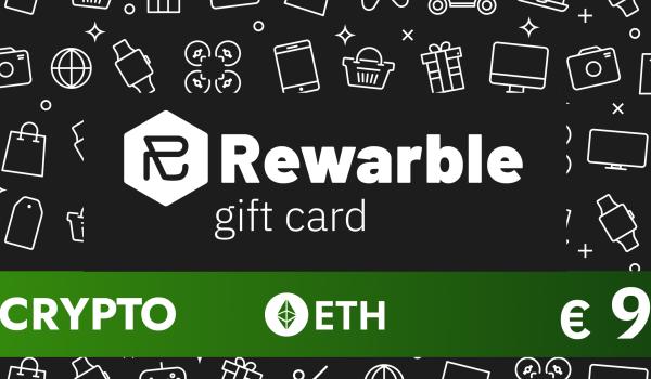 Rewarble Crypto Gift Card ETH 9 EUR