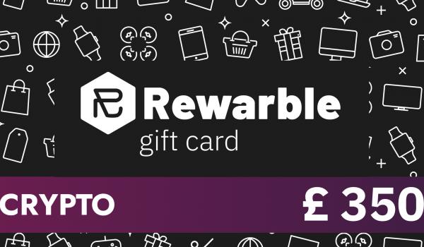 Rewarble Crypto Gift Card 350 GBP