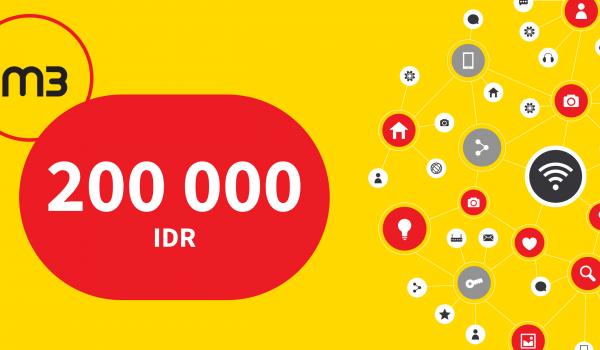 Indosat Prepaid Card 200000 IDR