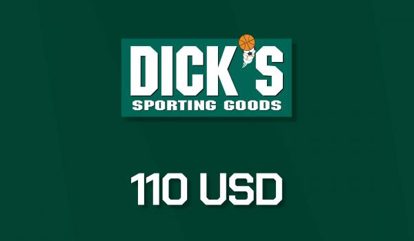 Dicks Sporting Goods Gift Card 110 USD