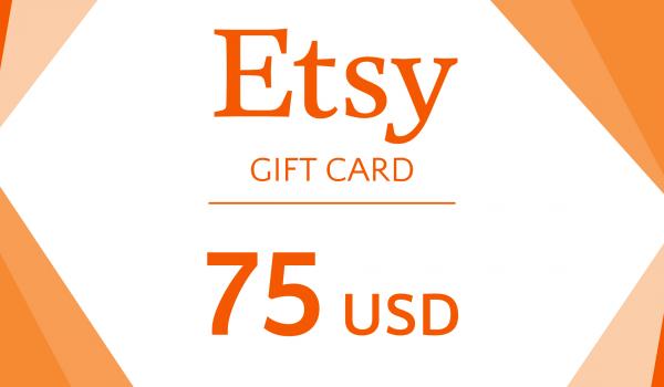 Etsy Gift Card 75 USD