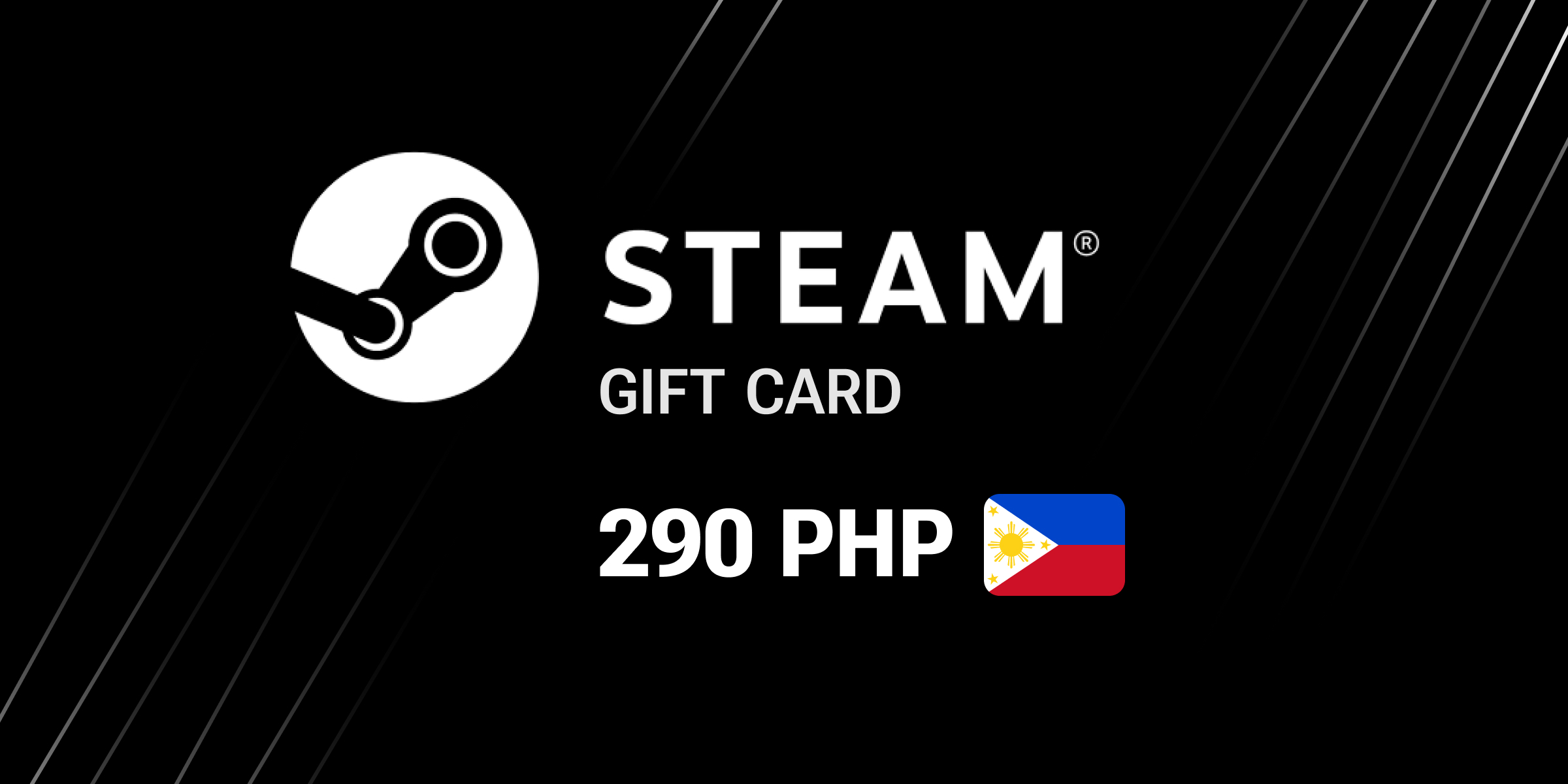 Steam Gift Card 290 PHP