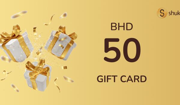 Shukran Gift Card 50 BHD
