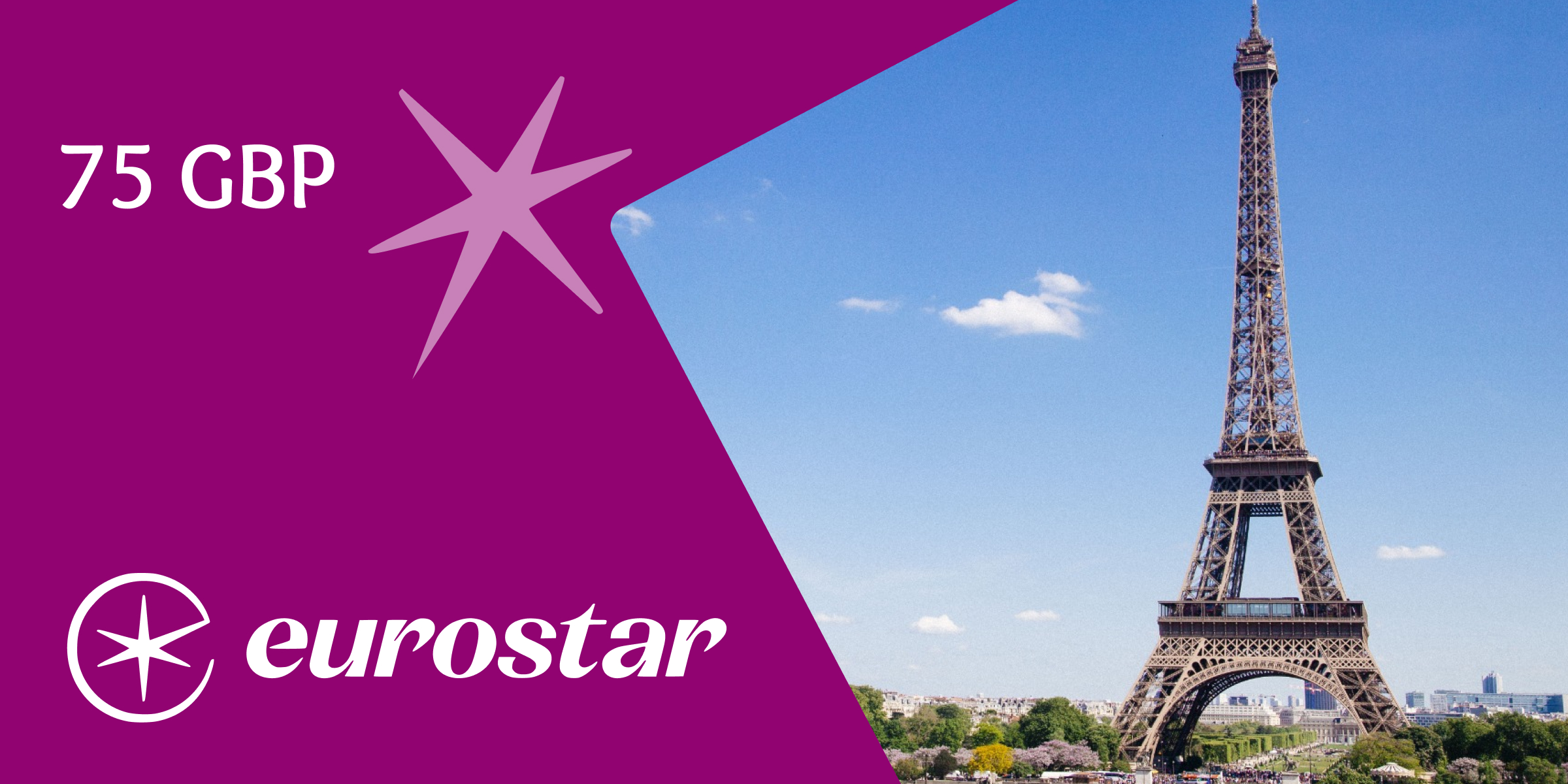 Eurostar Gift Voucher 75 GBP
