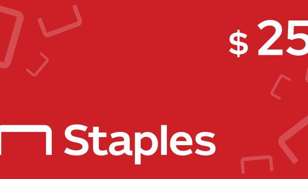 Staples Gift Card 25 USD