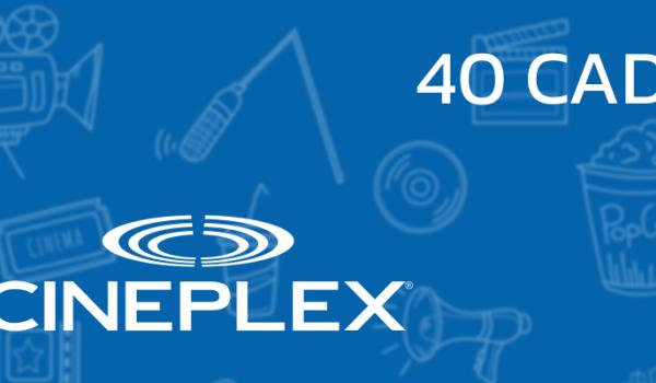 Cineplex Gift Card 40 CAD