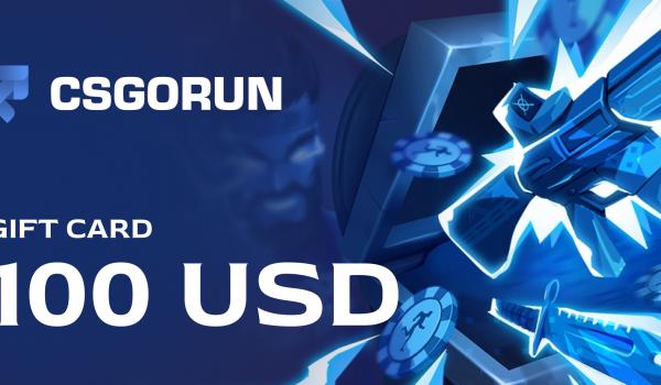 CSGORUN Gift Card 100 USD