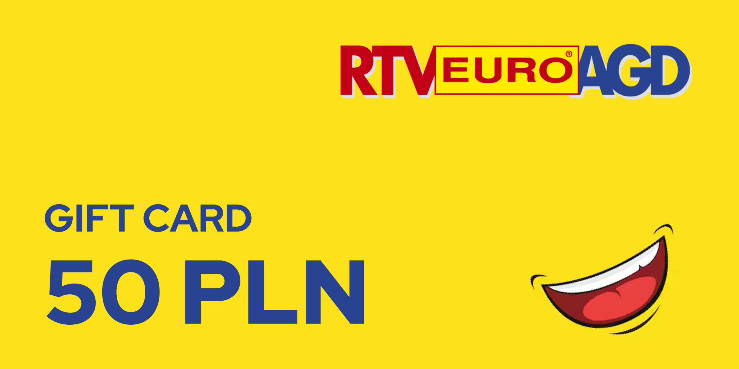 RTV euro AGD Gift Card 50 PLN