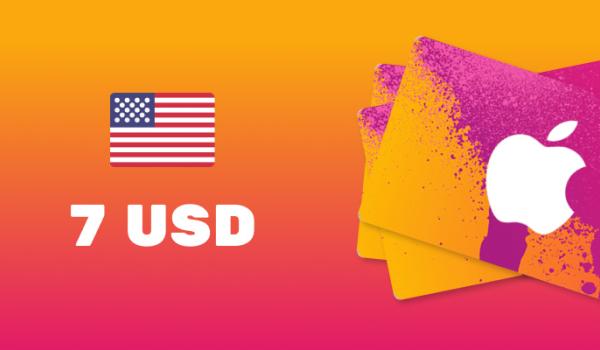 Apple iTunes Gift Card 7 USD