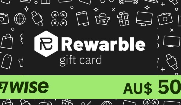 Rewarble Wise Gift Card 50 AUD