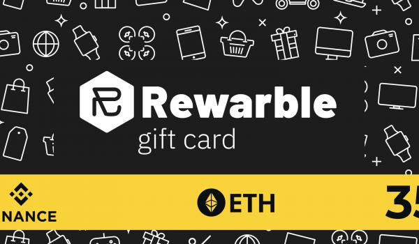 Rewarble Binance Gift Card ETH 35 USD
