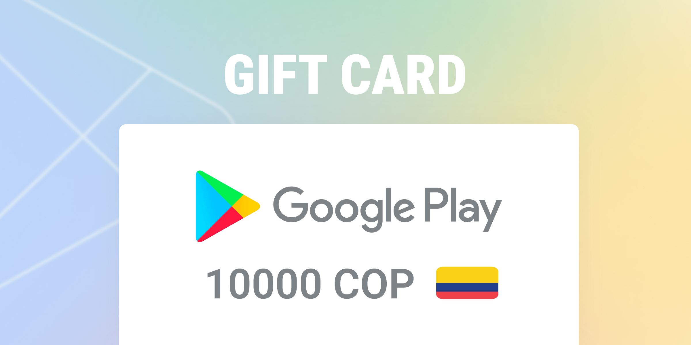 Google Play Gift Card 10000 COP