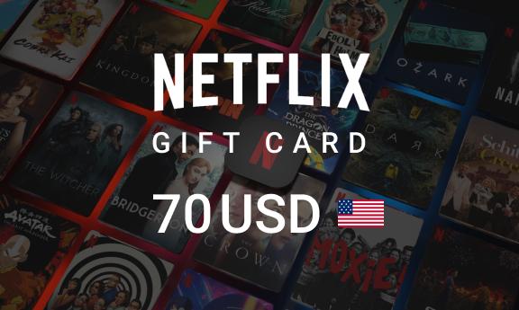 Netflix Gift Card 70 USD