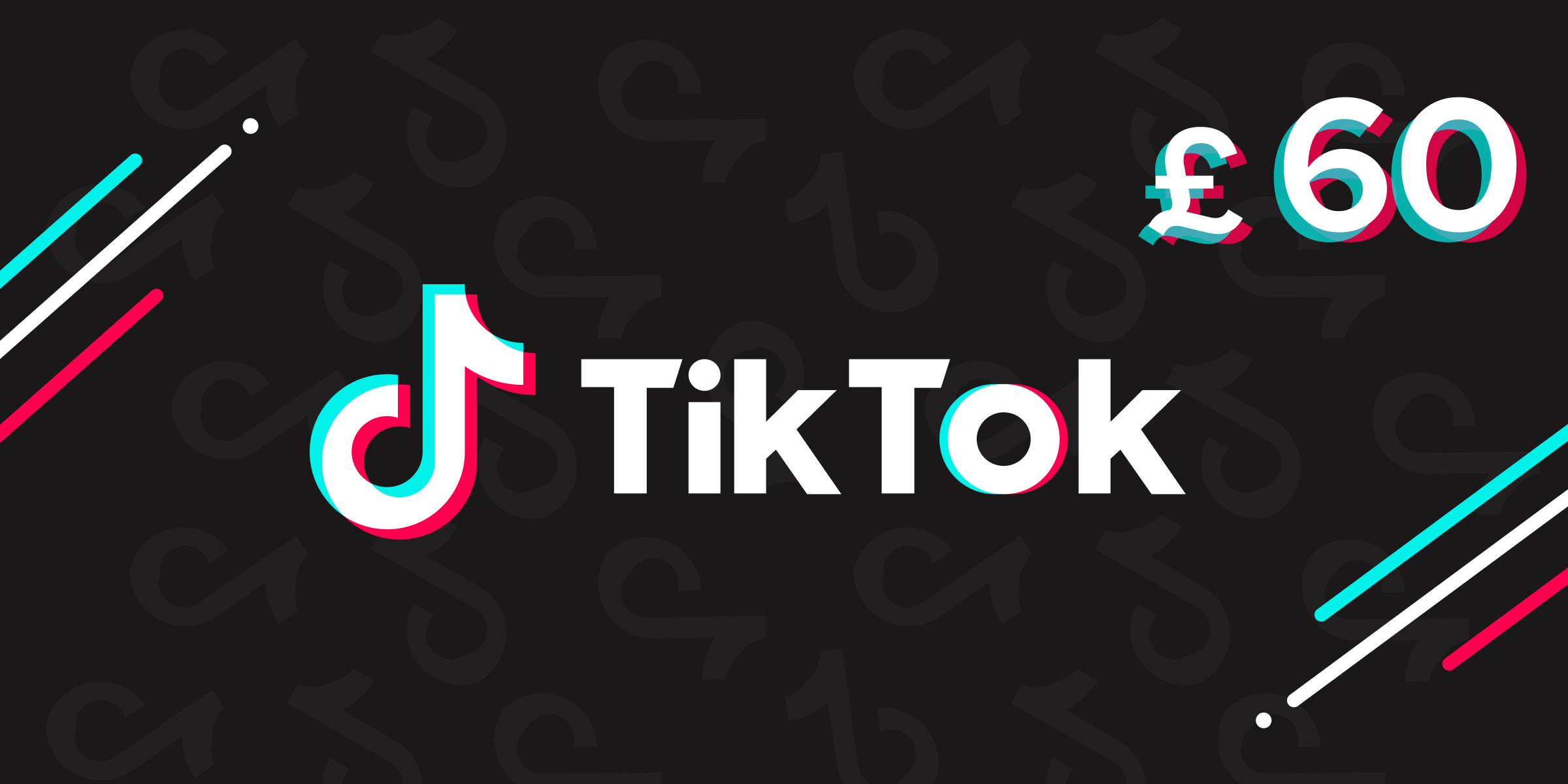 TikTok Gift Card 60 GBP