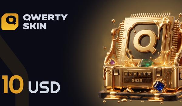 qwerty skin Gift Card 10 USD