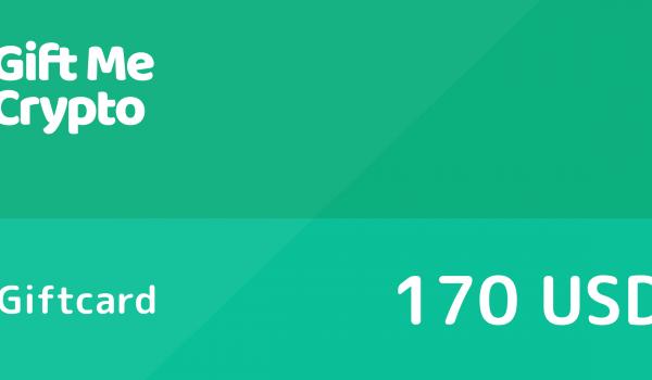 Gift Me Crypto Gift Card 170 USD