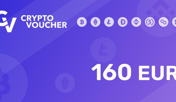 Crypto Voucher Gift Card 160 EUR